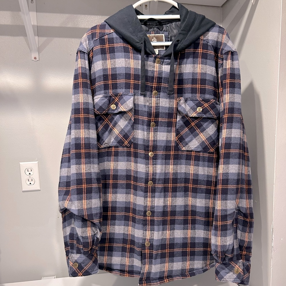 Legendary Outfitters Hooded Flannel Shacket